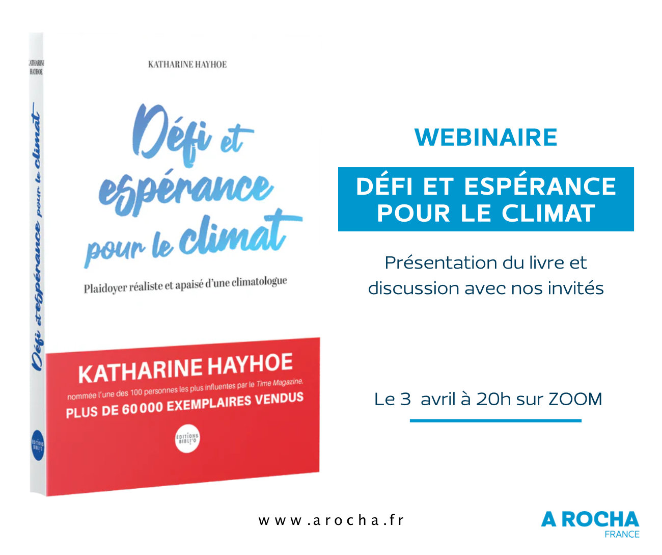 Webinaire Défi et espérance pour le climat