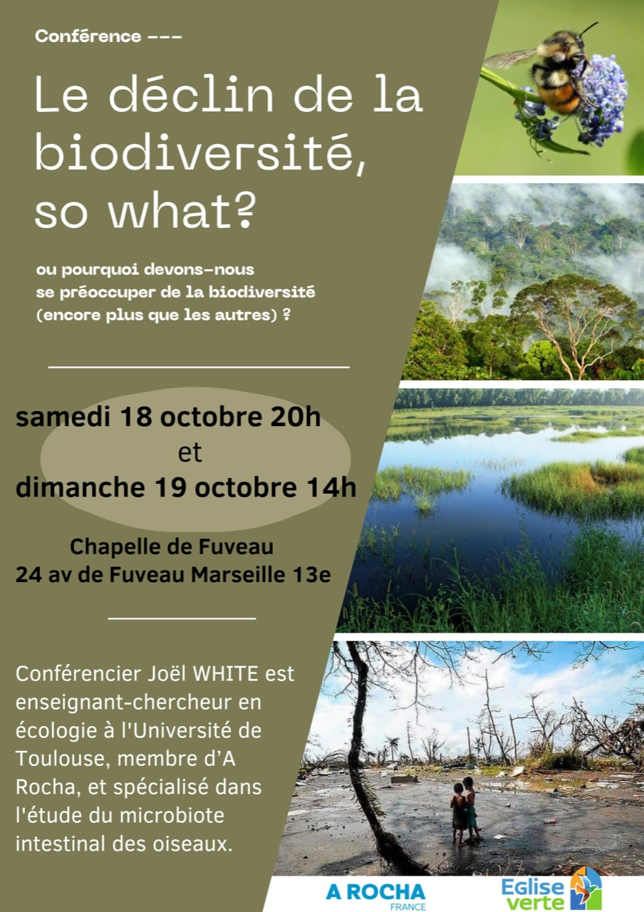 Conférence sur le décline de la biodiversité - Marseille