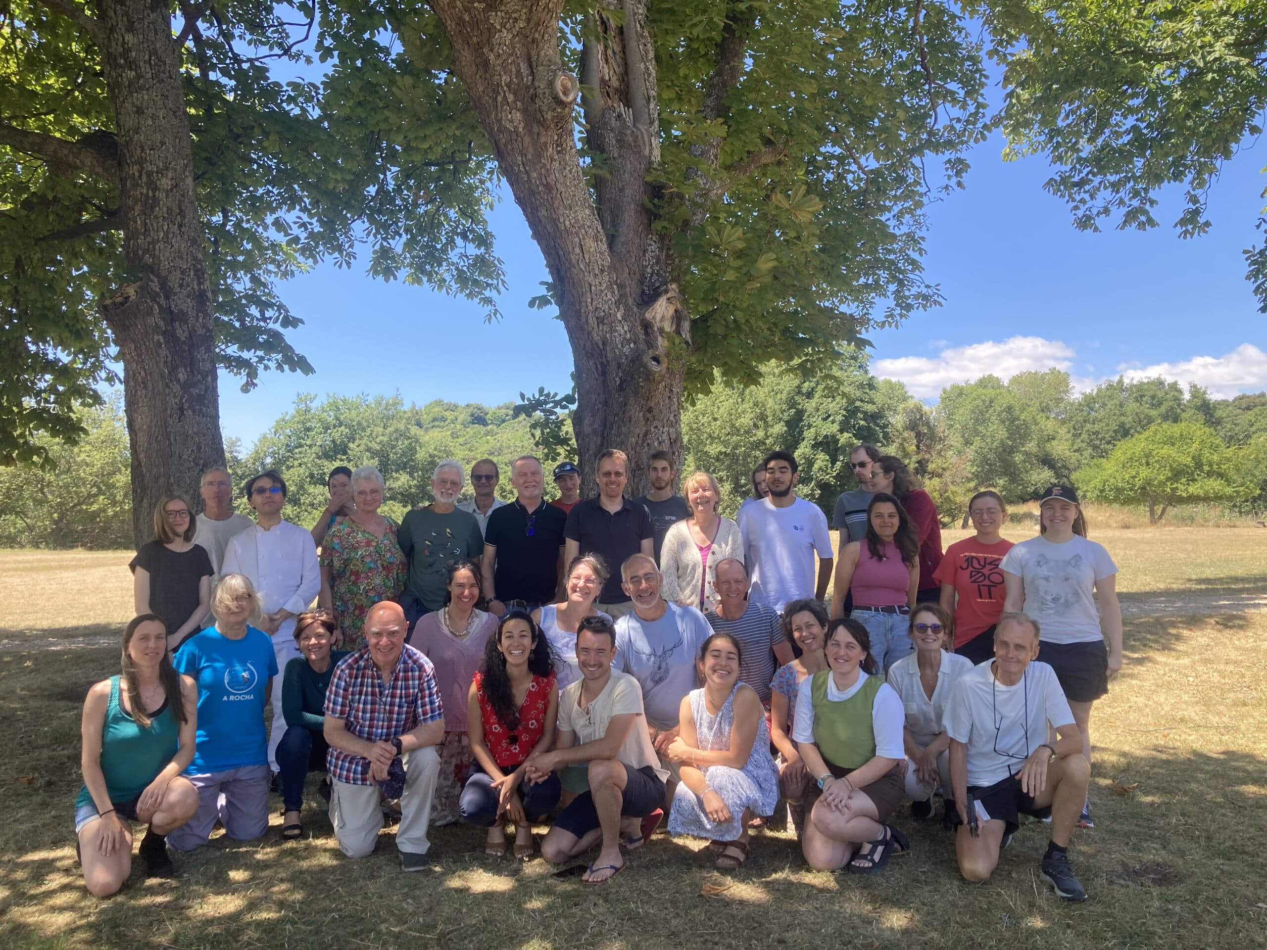 Photo de groupe semaine Terre et Foi 2025