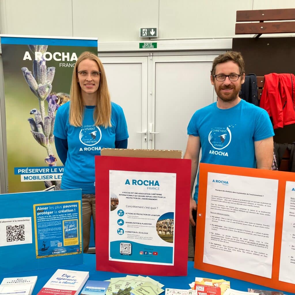 Stand d'A Rocha à la Célébration 2025 de Saint-Malo