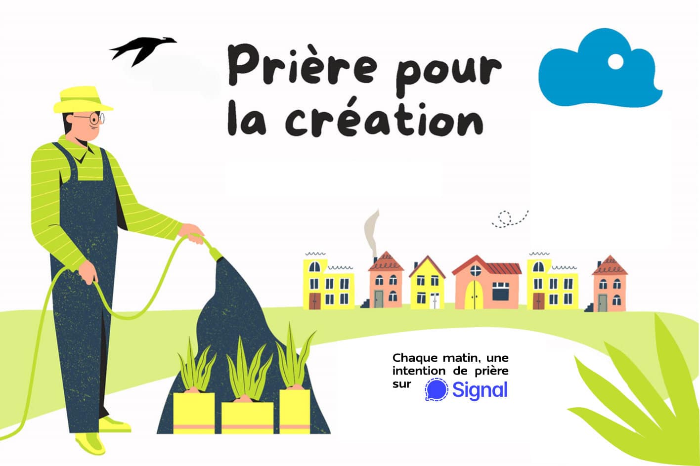 Chaque matin, une intention de prière sur Signal