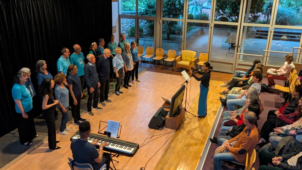 Concert à l'issue du stage de gospel