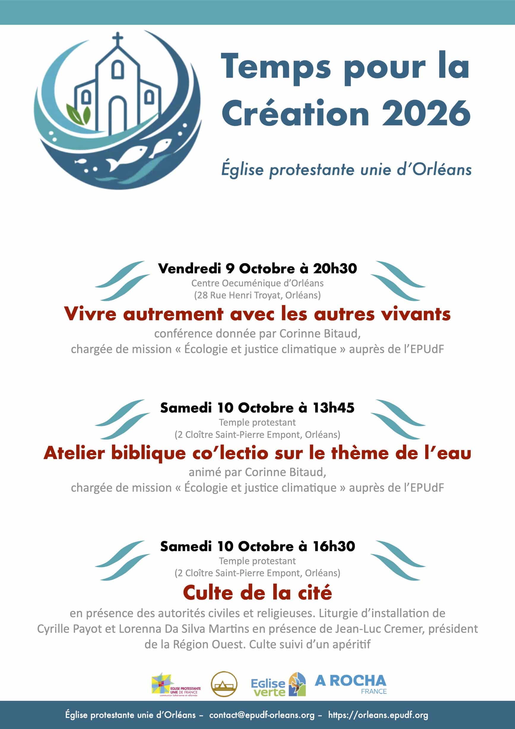 Temps pour la création 2026 à Orléans